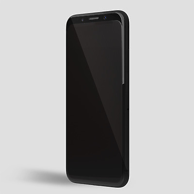 PSD 편집이미지 사람없음 전자제품 스마트폰 핸드폰 한개 3D소스 3D 검은색 디지털합성 목업 베젤리스 편집3D 1 컬러 스마트기기 파일형식