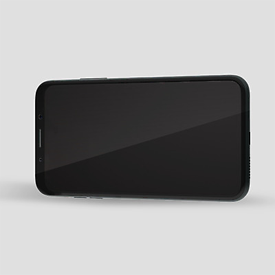 PSD 편집이미지 사람없음 전자제품 스마트폰 핸드폰 한개 3D소스 3D 검은색 디지털합성 목업 베젤리스 편집3D 1 컬러 스마트기기 파일형식