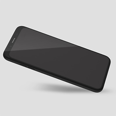 PSD 편집이미지 사람없음 전자제품 스마트폰 핸드폰 한개 3D소스 3D 검은색 디지털합성 목업 베젤리스 편집3D 1 컬러 스마트기기 파일형식