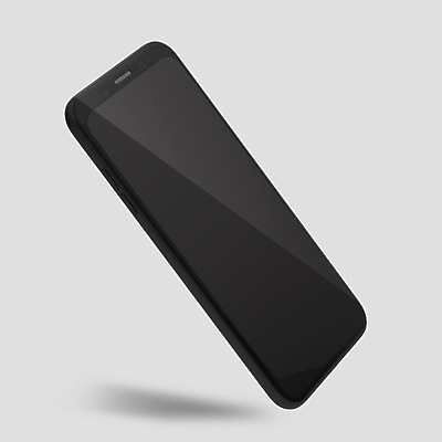 PSD 편집이미지 사람없음 전자제품 스마트폰 핸드폰 한개 3D소스 3D 검은색 디지털합성 목업 베젤리스 편집3D 1 컬러 스마트기기 파일형식