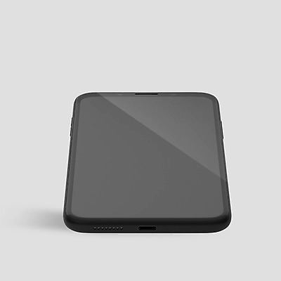 PSD 편집이미지 사람없음 전자제품 스마트폰 핸드폰 한개 3D소스 3D 검은색 디지털합성 목업 베젤리스 편집3D 1 컬러 스마트기기 파일형식