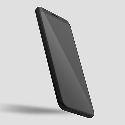 PSD 편집이미지 사람없음 전자제품 스마트폰 핸드폰 한개 3D소스 3D 검은색 디지털합성 목업 베젤리스 편집3D 1 컬러 스마트기기 파일형식