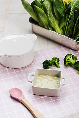 포토 JPG 스튜디오촬영 접시 음식 수저 실내 건강 사람없음 브로콜리 유기농 청경채 이유식 미음_음식 국내포토 식기 웰빙 채소 내부 파일형식