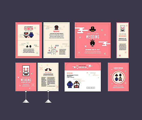 템플릿 배너템플릿 결혼 이벤트 사람없음 세트 현수막 한복 전통혼례 전단 청첩장 엽서 초대장 족두리 약도 소봉투 행사세트 행사템플릿 AI파일 한국전통 배너 지도 편지봉투 카드_감사 전통소품 전통의상 편지 전통의례 홍보물 파일형식 벡터