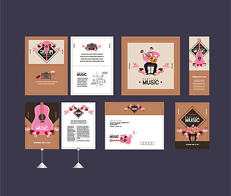 전신 템플릿 배너템플릿 남자 음악 나뭇잎 이벤트 성인 두명 세트 현수막 기타 전단 엽서 초대장 약도 음악축제 소봉투 행사세트 행사템플릿 AI파일 배너 잎 지도 현악기 문화예술 편지봉투 카드_감사 사람 축제 편지 홍보물 파일형식 벡터