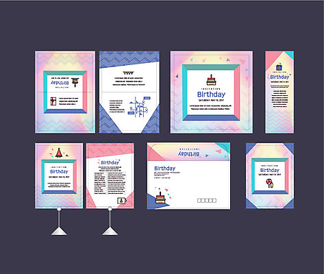 템플릿 배너템플릿 무늬 선물 이벤트 사람없음 세트 고깔모자 현수막 생일 생일케이크 전단 엽서 초대장 생일축하 약도 그라데이션 파스텔 소봉투 행사세트 행사템플릿 AI파일 모자_잡화 배너 기념일 지도 학용품 편지봉투 카드_감사 케이크 축하 편지 홍보물 파일형식 벡터
