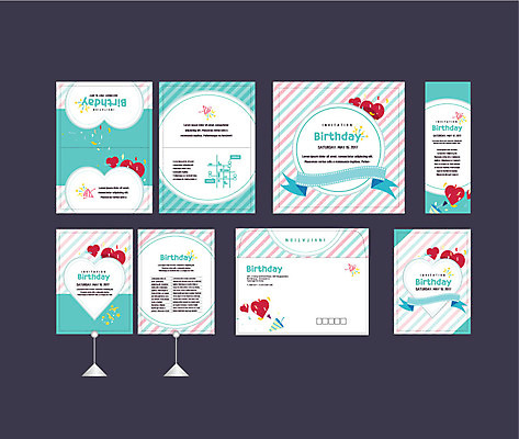 템플릿 배너템플릿 리본 이벤트 사람없음 세트 현수막 하트 생일 전단 엽서 초대장 생일축하 약도 소봉투 행사세트 행사템플릿 AI파일 모양 배너 기념일 지도 편지봉투 카드_감사 축하 편지 홍보물 파일형식 벡터