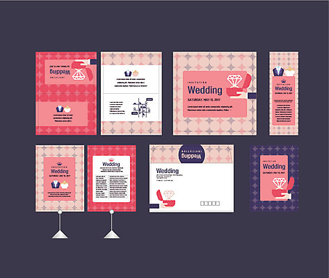 템플릿 배너템플릿 웨딩드레스 결혼 정장 이벤트 사람없음 세트 현수막 전단 청첩장 결혼반지 엽서 초대장 약도 다이아몬드반지 소봉투 행사세트 행사템플릿 AI파일 배너 드레스 옷 지도 편지봉투 카드_감사 반지 편지 홍보물 파일형식 벡터