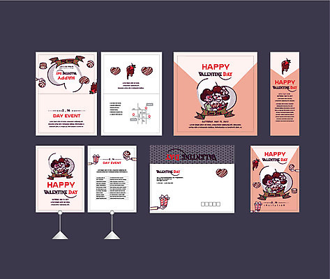 템플릿 커플 배너템플릿 여자 남자 발렌타인데이 선물 이벤트 여러명 성인 세트 초콜릿 현수막 전단 엽서 초대장 약도 소봉투 행사세트 행사템플릿 AI파일 배너 다수 지도 관계 데이이벤트 디저트 편지봉투 카드_감사 사람 편지 홍보물 파일형식 벡터