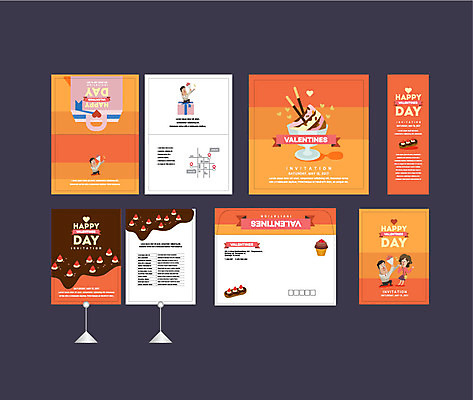 템플릿 커플 배너템플릿 여자 남자 아이스크림 발렌타인데이 선물 이벤트 여러명 성인 세트 초콜릿 현수막 전단 엽서 초대장 약도 소봉투 행사세트 행사템플릿 AI파일 배너 다수 지도 관계 데이이벤트 디저트 편지봉투 카드_감사 사람 편지 홍보물 파일형식 벡터
