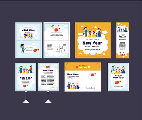 템플릿 배너템플릿 여자 남자 어린이 가족 새해 이벤트 여러명 성인 세트 설날 현수막 전단 엽서 초대장 약도 홍시 소봉투 행사세트 행사템플릿 AI파일 배너 명절 다수 지도 관계 편지봉투 카드_감사 감 사람 편지 홍보물 파일형식 벡터