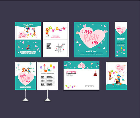 템플릿 배너템플릿 여자 남자 이벤트 여러명 성인 세트 현수막 하트 생일 생일케이크 전단 엽서 초대장 풍선 약도 소봉투 행사세트 행사템플릿 AI파일 모양 배너 기념일 다수 지도 편지봉투 카드_감사 사람 케이크 편지 홍보물 파일형식 벡터