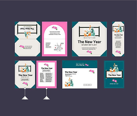 템플릿 배너템플릿 명절 꽃 편지봉투 새해 복주머니 이벤트 사람없음 세트 현수막 전단 엽서 초대장 해피뉴이어 약도 소봉투 행사세트 행사템플릿 AI파일 식물 전통 배너 기념일 지도 봉투 카드_감사 전통소품 새해인사 편지 홍보물 파일형식 벡터