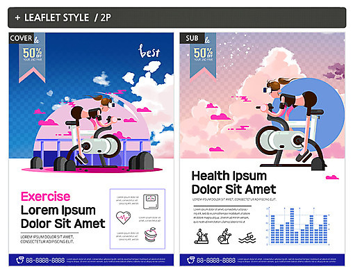 전신 구름 템플릿 여자 ZIP 포스터 리플렛 다이어트 건강 앉기 성인 두명 운동 헬스사이클 전단템플릿 전단 가상현실 오큘러스 인디자인 INDD VR기기 이미지템플릿 자연요소 모션 사람 운동기구 기계 홍보물 파일형식