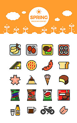 구름 아이콘 꽃 음료 아이스크림 샌드위치 사람없음 세트 새싹 과자 자전거 닭고기 주스 봄 벚꽃 종이컵 식빵 김밥 도시락 파이 닭다리 새우튀김 푸딩 초코파이 함박스테이크 소세지빵 2D아이콘 AI파일 자연요소 식물 계절 음식 빵 디저트 새우 육류 스테이크 컵 바이크 튀김 일회용 파일형식 벡터