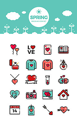 구름 아이콘 목걸이 화살 주택 발렌타인데이 사랑 사람없음 책 세트 새싹 카메라 봄 머그컵 달력 하트 반지 향수 커플티 풍선 큐피드 사랑의화살 2D아이콘 AI파일 자연요소 모양 식물 계절 감정 장신구 데이이벤트 건물 컵 전자제품 화장품 커플룩 파일형식 벡터