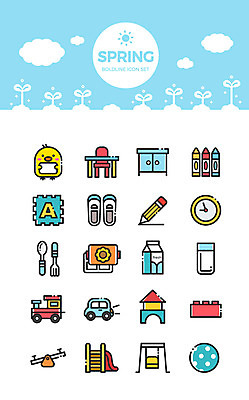 구름 아이콘 시계 포크 공 수저 실내화 사람없음 세트 장난감 연필 새싹 숟가락 봄 블록 유치원 기차 우유 매트 미끄럼틀 이름표 책상 신학기 그네 크레파스 도시락 시소 2D아이콘 AI파일 자연요소 식물 식기 계절 교육 음식 육상교통 가구 신발 학용품 유제품 대중교통 필기구 놀이기구 파일형식 벡터