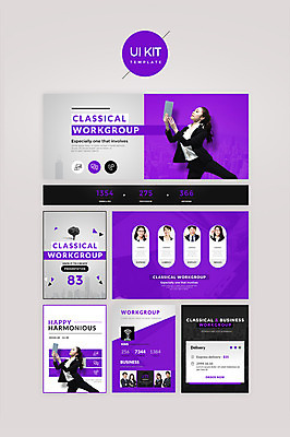 PSD 외국인 템플릿 여자 남자 웹템플릿 디자인시안 여러명 20대 성인 홈페이지 보라색 한국인 비즈니스맨 비즈니스우먼 일본인 UI UI키트 이미지템플릿 컬러 다수 비즈니스 사람 동양인 인종 청년 직장인 파일형식