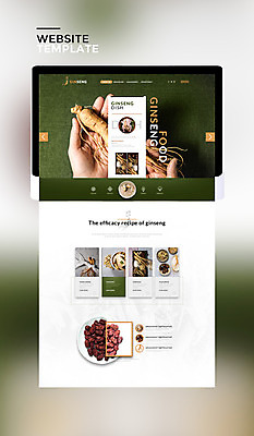 PSD 템플릿 손 웰빙 웹템플릿 사이트템플릿 들기 신체부위 초록색 태블릿 홈페이지 홈페이지시안 한약재 인삼 대추 이미지템플릿 컬러 모션 사람 전자제품 스마트기기 약재 삼 파일형식