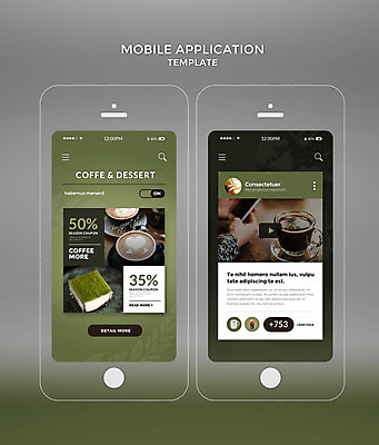 PSD 템플릿 손 커피 웹템플릿 디자인시안 모바일 신체부위 스마트폰 홈페이지 어플리케이션 모바일템플릿 티라미수 모바일앱 이미지템플릿 음료 디저트 사람 핸드폰 스마트기기 파일형식