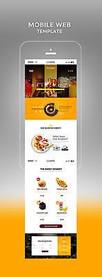 PSD 템플릿 웹템플릿 딸기 디자인시안 모바일 디저트 사람없음 스마트폰 홈페이지 노란색 케이크 주스 도넛 모바일템플릿 모바일웹 와플 마카롱 팬케이크 이미지템플릿 음료 음식 컬러 과일 핸드폰 스마트기기 파일형식