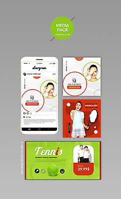 PSD 서양인 외국인 템플릿 여자 남자 어린이 웹템플릿 디자인시안 모바일 동양인 여러명 20대 성인 10대 연두색 세트 홈페이지 한국인 테니스 다홍색 소셜네트워크 미디어팩 SNS배너 이미지템플릿 컬러 다수 청소년 사람 인종 청년 초록색 구기 파일형식