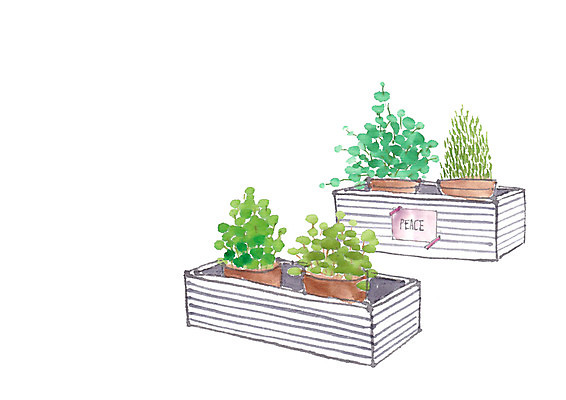 PSD 식물 화분 일러스트 캘리그라피 사람없음 국내일러스트 파일형식