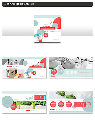 템플릿 여자 ZIP 팜플렛 20대 성인 세명 뷰티 화장품 한국인 원형 피부관리 팩 천연팩 의료성형뷰티 성인여자만 인디자인 INDD 이미지템플릿 도형 사람 동양인 청년 여자만 성인만 파일형식