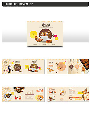 템플릿 여자 남자 ZIP 커피 빵 팜플렛 20대 성인 두명 쿠키 계란 한국인 밀 밀대 성인만 인디자인 INDD 이미지템플릿 음료 음식 주방용품 디저트 곡류 사람 동양인 청년 알 파일형식