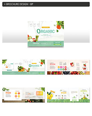 템플릿 ZIP 채소 과일 방울토마토 딸기 파프리카 키위 팜플렛 사람없음 브로콜리 레몬 인디자인 INDD 이미지템플릿 토마토 파일형식