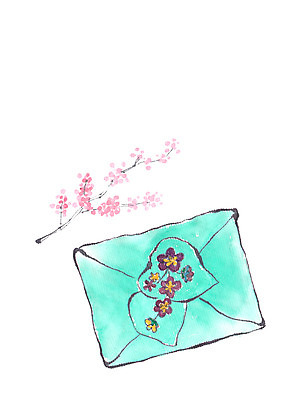 PSD 한국전통 전통 일러스트 선물 사람없음 나뭇가지 보자기 국내일러스트 나무 한국 파일형식 천_직물