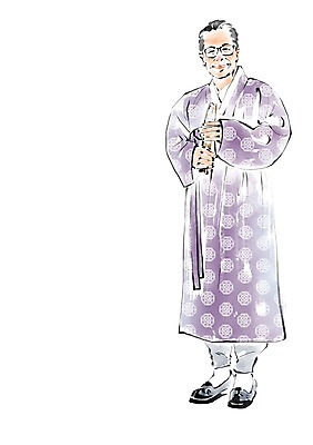 전신 PSD 한국전통 전통 노년 남자 일러스트 한명 서기 웃음 부채 전통의상 한복 국내일러스트 1 모션 한국 표정 사람 성인 파일형식