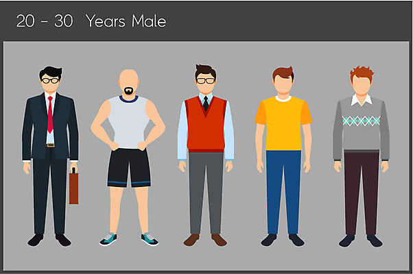전신 패션 남자 일러스트 서기 정장 여러명 20대 성인 캐주얼 30대 직장인 성인남자만 국내일러스트 AI파일 직업 옷 다수 모션 사람 청년 장년 남자만 성인만 파일형식 벡터