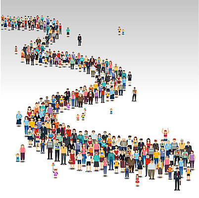 여자 노년 남자 어린이 일러스트 함께함 서기 여러명 성인 군중 줄서기 국내일러스트 AI파일 다수 컨셉 모션 사람 파일형식 벡터