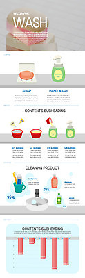일러스트 그래프 사람없음 인포그래픽 칫솔 설거지 세제 비누 치약 샴푸 천연세제 국내일러스트 AI파일 가사 위생용품 친환경 파일형식 벡터