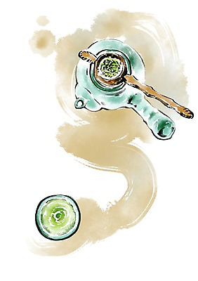 PSD 한국전통 전통 일러스트 캘리그라피 사람없음 예절 차 찻잔 다도 찻주전자 찻잎 국내일러스트 음료 주전자 잔 한국 차_음료 파일형식