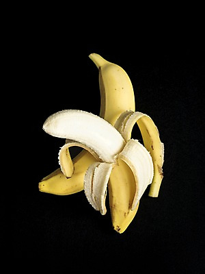 포토 JPG 웰빙 과일 검은배경 바나나 누끼 사람없음 신선 유기농 국내포토 백그라운드 검은색 파일형식