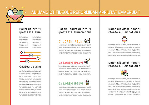 템플릿 표지디자인 북디자인 출판디자인 내지 기독교 리플렛 북커버 3단접지 부활절 팜플렛 사람없음 바구니 주황색 여러개 팔레트 이미지템플릿 AI파일 기념일 종교 컬러 다수 파일형식 벡터