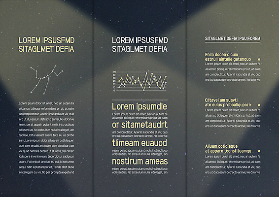 템플릿 표지디자인 북디자인 출판디자인 별 내지 리플렛 북커버 3단접지 팜플렛 사람없음 빛 별자리 꺾은선그래프 이미지템플릿 AI파일 자연요소 그래프 파일형식 벡터