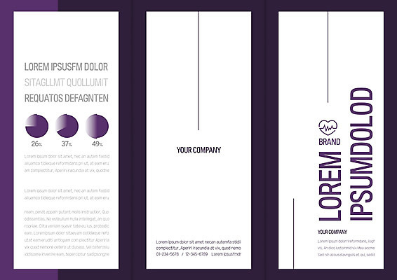 템플릿 표지디자인 북디자인 출판디자인 표지 리플렛 북커버 3단접지 팜플렛 사람없음 보라색 심장 원그래프 이미지템플릿 AI파일 컬러 그래프 장기_의학 파일형식 벡터