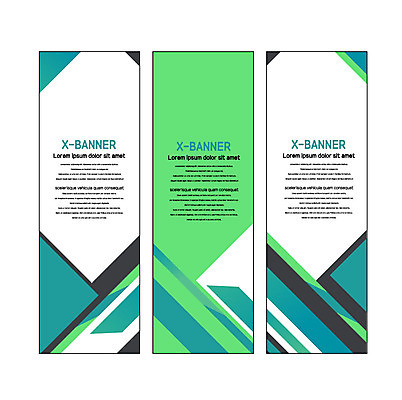 템플릿 배너템플릿 세로배너 무늬 사각프레임 사람없음 초록색 현수막 삼각형 사선무늬 배너세트 엑스배너 AI파일 도형 배너 컬러 프레임 세로 세트 사각형 파일형식 벡터