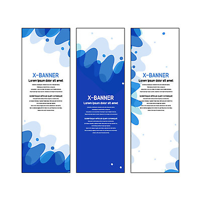 템플릿 배너 배너템플릿 세로배너 사각프레임 사람없음 파란색 현수막 물결무늬 배너세트 엑스배너 AI파일 물결 컬러 무늬 프레임 세로 세트 사각형 파일형식 벡터