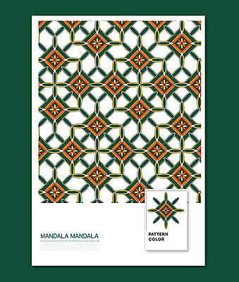 백그라운드 패턴 일러스트 사람없음 컬러풀 클래식 복고 기하학 만다라 젠탱글 국내일러스트 AI파일 컬러 컨셉 무늬 파일형식 벡터