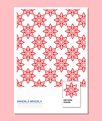 백그라운드 꽃무늬 패턴 일러스트 사람없음 컬러풀 클래식 복고 기하학 만다라 젠탱글 국내일러스트 AI파일 꽃 컬러 컨셉 무늬 파일형식 벡터