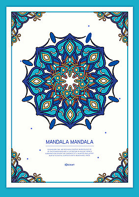 백그라운드 패턴 일러스트 도안 사람없음 컬러풀 클래식 복고 기하학 만다라 젠탱글 국내일러스트 AI파일 컬러 컨셉 무늬 파일형식 벡터