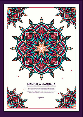 백그라운드 패턴 일러스트 도안 사람없음 컬러풀 클래식 복고 기하학 만다라 젠탱글 국내일러스트 AI파일 컬러 컨셉 무늬 파일형식 벡터