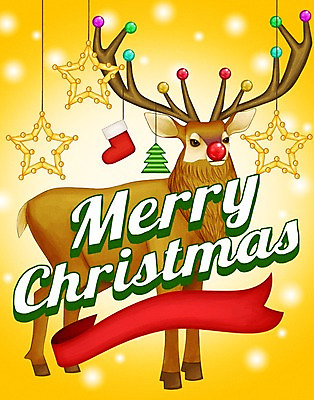 PSD 기념일 포스터 별 리본 크리스마스장식 크리스마스 일러스트 전구 이벤트 사람없음 루돌프 보케 크리스마스양말 국내일러스트 자연요소 사슴 양말 파일형식