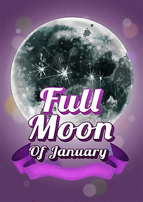 PSD 명절 기념일 포스터 리본 일러스트 이벤트 사람없음 보라색 보름달 달 보케 정월대보름 국내일러스트 자연요소 전통 컬러 파일형식