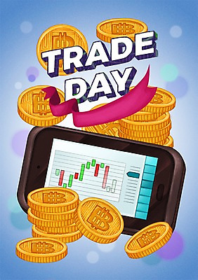 PSD 기념일 포스터 리본 일러스트 그래프 이벤트 사람없음 스마트폰 도전 주식 보케 무역의날 가상화폐 국내일러스트 돈 금융 핸드폰 스마트기기 파일형식