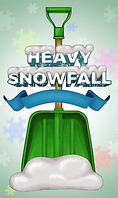 PSD 기념일 포스터 리본 겨울 일러스트 이벤트 사람없음 눈 삽 보케 대설 국내일러스트 자연요소 계절 날씨 절기 파일형식